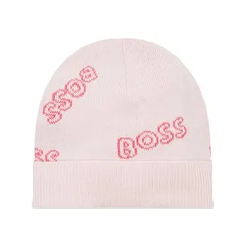Čepice Set čepice a ponožky Boss J98386 Růžová 12M
