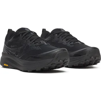 Pánská běžecká obuv pánská obuv saucony S21068-102 PEREGRINE 16 GTX triple black 44,5