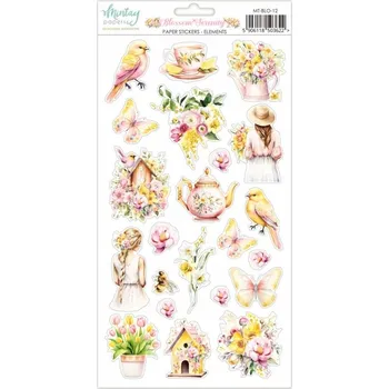 samolepka Samolepky - Blossom Serenity - Samolepky s květinovým motivem - (MT-BLO-12)