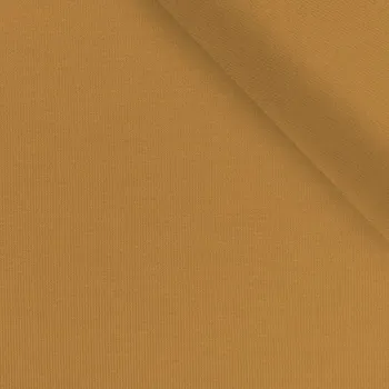 Zbytek - Teplákovina nový OSKAR hořčicová № 9