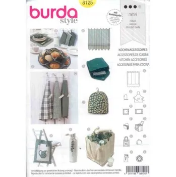 Volný čas Střih Burda 8125 na kuchyňské doplňky -