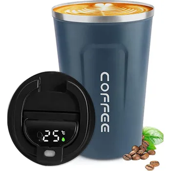 HRNEK TERMICZNY TERMOS S LCD UKAZATELEM TEPLOTY NA KÁVU ČAJ