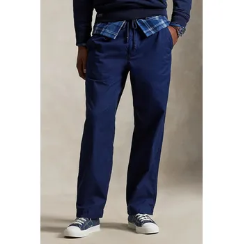 Bavlněné kalhoty Polo Ralph Lauren 710P03052 námořnická modř 59X, vel. S