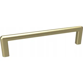 Nábytkové kování Nábytková úchytka klasická zlatá lesklá 138 x 8 x 3,3 cm