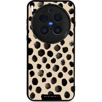 Pouzdro na mobilní telefon Lesklý kryt Mobiwear Glossy - Vivo X300 Pro - GA50G Černé puntíky (Prémiové lesklé pouzdro, obal, kryt Mobiwear Glossy na mobil Vivo X300 Pro - GA50G Černé puntíky, materiál Plast + TPU silikon - krytí po všech stranách, neošoupatelný potisk, tenké)