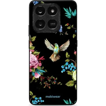 Lesklý kryt Mobiwear Glossy - Honor X7d / Honor 400 Smart- G041G - Ptáček a květy (Prémiové lesklé pouzdro, obal, kryt Mobiwear Glossy na mobil Honor X7d / Honor 400 Smart- G041G - Ptáček a květy, materiál Plast + TPU silikon - krytí po všech stranách,)