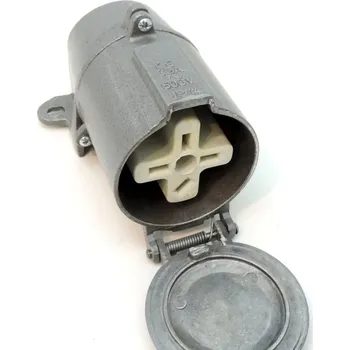 Elektrická zásuvka Elektrická Zásuvka Polam Nakło stříbrná