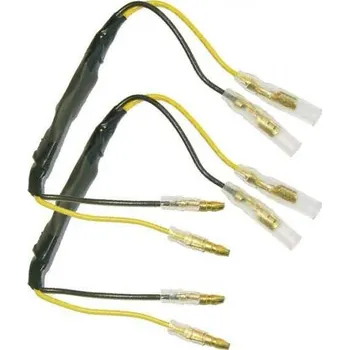 Motodíl HSM Napájecí kabel blinkru s odporem 27 Ohm / 5 Watt na motorku, i pro LED blinkry