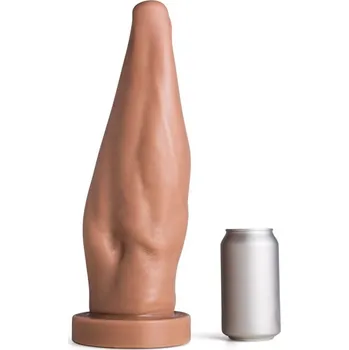 Dildo Mr. Hankey’s Toys Stump n’ Dump, prémiové silikonové dildo s Vac-U-Lock 38,5 x 5,6–11,9 cm