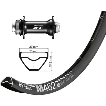 Zapletené kolo Zapletené kolo DT Swiss M 462 (622-25) přední 110/15 mm XT Boost