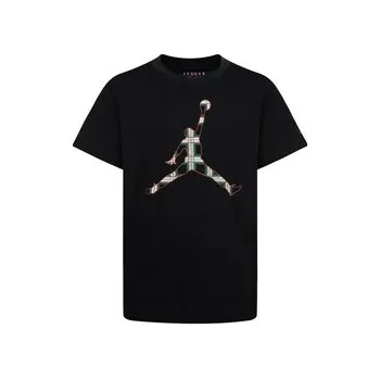 Chlapecké tričko Jordan boys jumpman plaid print ss tee 147-163 CM