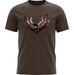 ZÁHOŘÍ Rudel NATURE pánské triko Brown Velikost: 2XL