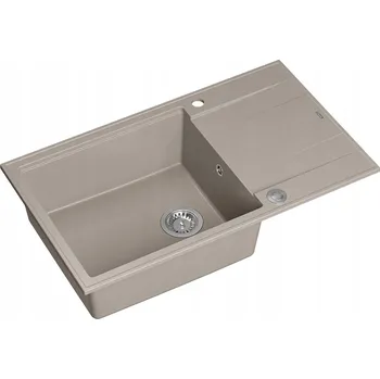 Granitový dřez Jednodřez Quadron Evan 136 XL granit béžový