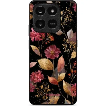 Lesklý kryt Mobiwear Glossy - Honor X7d / Honor 400 Smart- G171G Zlatavé lístky a květy (Prémiové lesklé pouzdro, obal, kryt Mobiwear Glossy na mobil Honor X7d / Honor 400 Smart- G171G Zlatavé lístky a květy, materiál Plast + TPU silikon - krytí po všech)