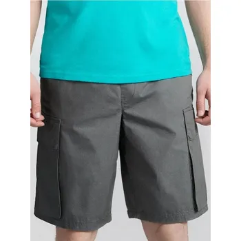 Pánské kraťasy Sinsay - Bavlněné cargo kraťasy - šedá - 133EV-90X - 133EV-90X-32