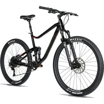 Horské kolo Celoodpružené horské kolo Leader Fox TRION 29" 2026, black Velikost: 17,5"