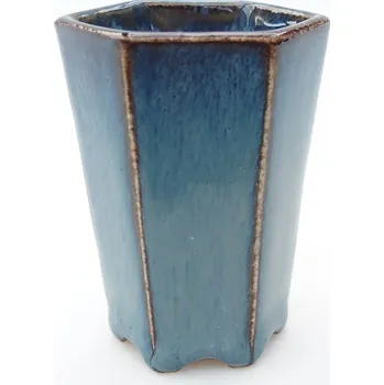 Květináč Mini bonsai miska 4 x 3,5 x 5,5 cm modrá