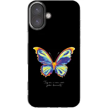 Pouzdro na mobilní telefon Picasee silikonový průhledný obal pro Apple iPhone 16 Plus - Diamanty Black