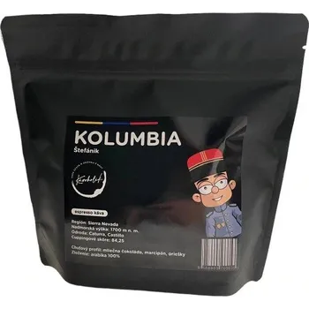 Káva KÁVOHOLIK Štefánik Kolumbia 100% arabika 250 g, zrno