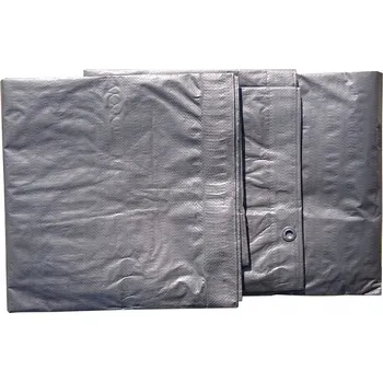 Krycí plachta Plachta Plast stříbrná 120 g/m2 6 m x 10 m
