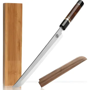 Kuchyňský nůž IZMAEL Kuchyňský nůž SA 21785 na Sushi Hnědá/Černá 26.5 cm