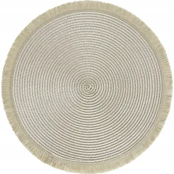 prostírání Prostírání na stůl kulaté 38 cm Hawai krémové