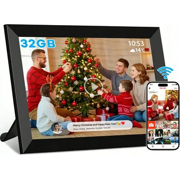 IP kamera Kruger&Matz 10,1" hnědý digitální Rámeček