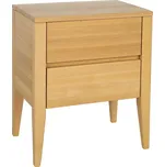 DREWMAX Noční stolek z bukového dřeva RETRO SN131/II