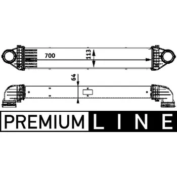 Motor automobilu Chladič turba MAHLE CI 84 000P