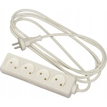 elektrický kabel Prodlužovací Kabel Elgotech EPS-45 se 4 zásuvkami, 5 m, neuzemněný