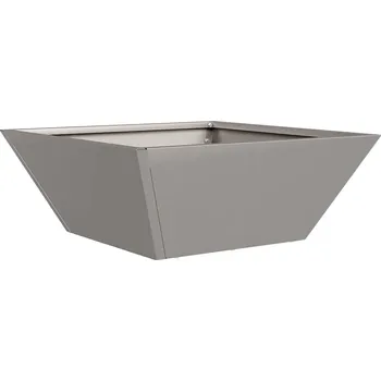 Květináč vidaXL Zahradní pěstebník Rezavá 40 x 40 x 15 cm [873822]