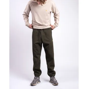 Pánské kalhoty Carhartt WIP Chase Sweat Pant Olive/Gold M