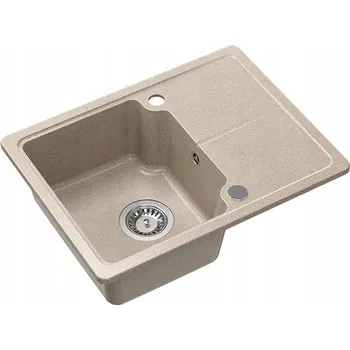 Granitový dřez Jednokomorový granitový dřez Quadron BABY JOHNY 116, béžový