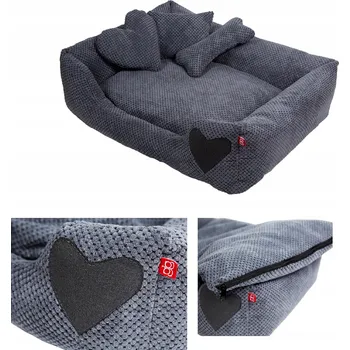 Pelíšek pro psa Amibelle matrace pro psa bílá 60 cm x 50 cm