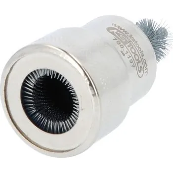 Autobaterie KS Tools Kartáč k čištění pólů baterií a svorek, 120 mm 700.1197