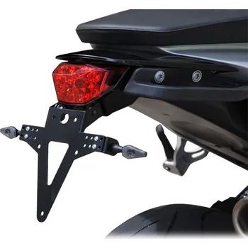 Držák SPZ HSM Držák SPZ KTM 690 Duke 12-18, nastavitelný, černý, s držákem odrazky