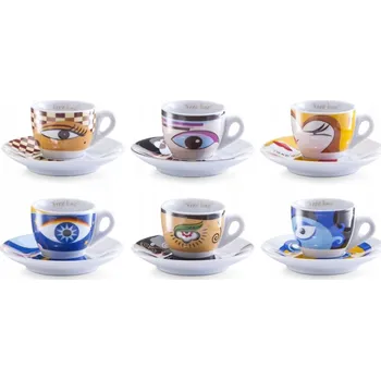 Zeller 26510 Magic Eyes sada šálků na kávu