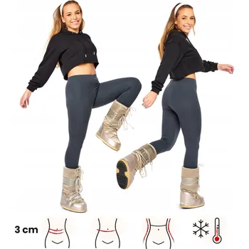 Dámské legíny Bellivalini dámské legíny BLV-BLV50-320-LE klasické dlouhé, velikost XXL