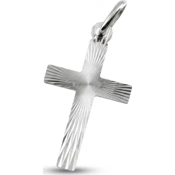 Přívěsek ŠPERKY-NM, Zlatý křížek gravírovaný 1545