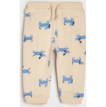 Sinsay - Kalhoty joggers - béžová - ZE891-02X - ZE891-02X-80