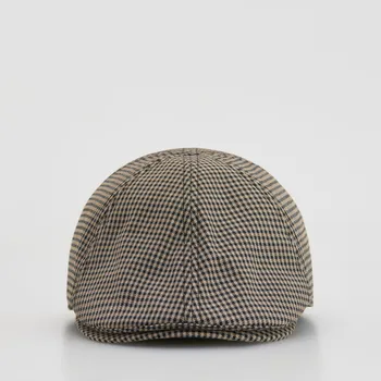 Čepice Reserved - Kostkovaná čepice typu baker boy - vícebarevná - 181IE-MLC - 181IE-MLC-M