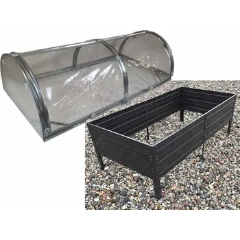 Vyvýšený záhon Gutta Vyvýšený záhon s krytem Vyvýšený záhon s krytem antracit