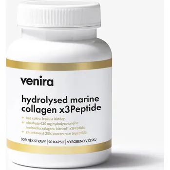 Kloubní výživa VENIRA Hydrolyzovaný mořský kolagen x3Peptide 90 cps.