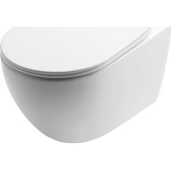 SLOVARM Závěsné WC Tornado W YJ-2385 včetně sedátka, bílá (672410)