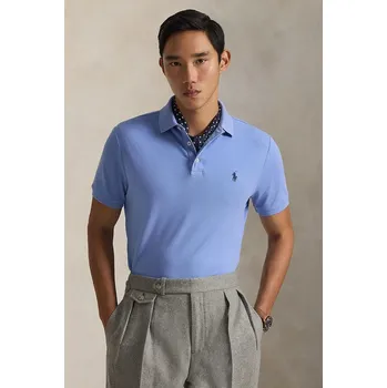 Pánské tričko Polo tričko Polo Ralph Lauren 710941439 modrá 50X, vel. XXL