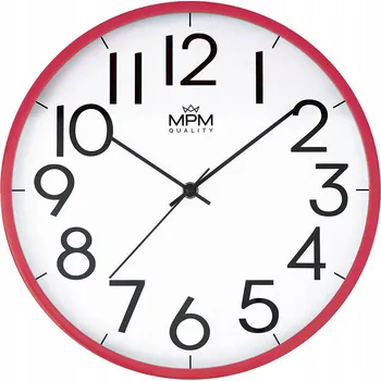 Hodiny Nástěnné hodiny MPM bílé 30 cm