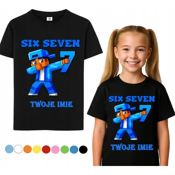 Dívčí tričko Dětské tričko Six Seven Trend 67 Tshirt XL 164cm + Tetování