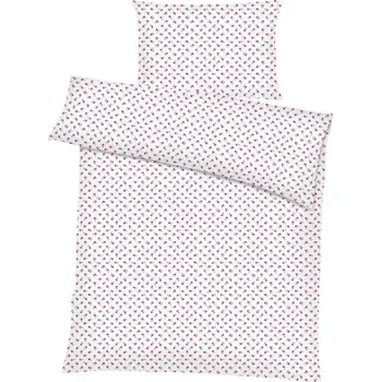 Povlečení DADKA VRACOV Povlečení bavlna Malé růže červené 140x200, 70x90 cm Varianta: Povlečení bavlna Malé růže červené 140x200, 70x90 cm