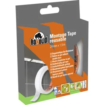 Lepicí páska Oboustranná montážní nano páska ROXOLID 24mm x 1,5m