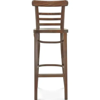 Barová židle Barová židle BST-225 - Fameg Ořech 04, Židle Bez Čalounění 43x107 cm
